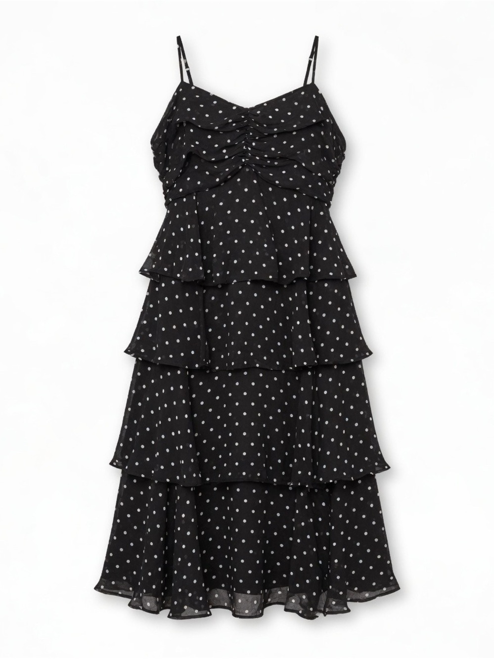 a new day Black Polka Dot Dress
